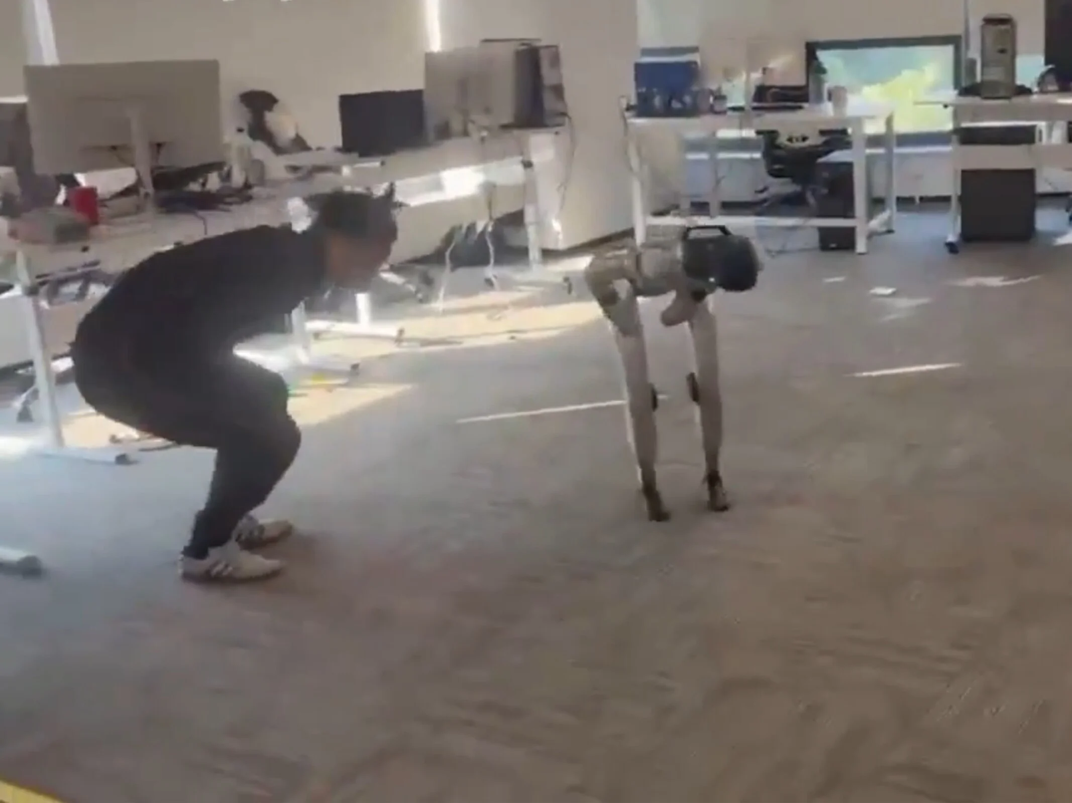 Reddit laughs as humanoid robot kicks its trainer between the legs – then mimics the pain - NotebookCheck.net News