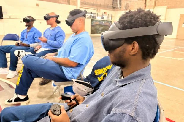 VR headsets are 'hope machines' inside California prisons, offering escape and practical experience – Baltimore Sun