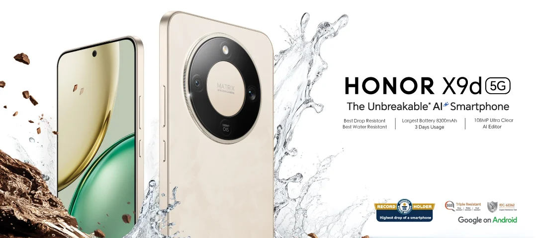 Meet the Unbreakable AI Smartphone HONOR X9d - Cape Town Guy