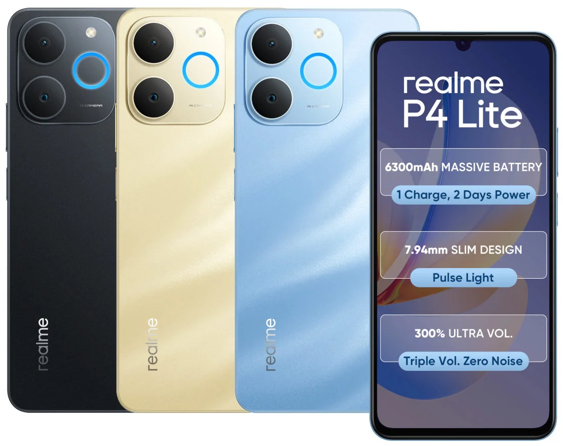 realme P4 Lite 4G with 6.67″ 90Hz display, 6300mAh battery launched in India starting at an effective price of Rs. 7999