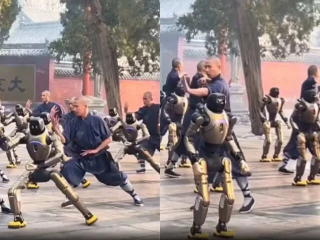 When AI meets ancient kung fu: Viral video from Shaolin Temple shows humanoid robots training with Shaolin monks. Watch - The Economic Times