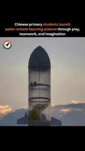 A science teacher in east China’s Jiangxi province has gone viral after guiding his students to build and launch a two‑stage “water rocket” made from plastic bottles, powered by pressurised water and ...